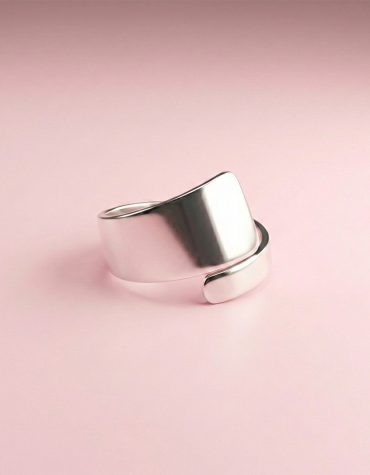 Anillo ajustable hecho a mano Plata 950