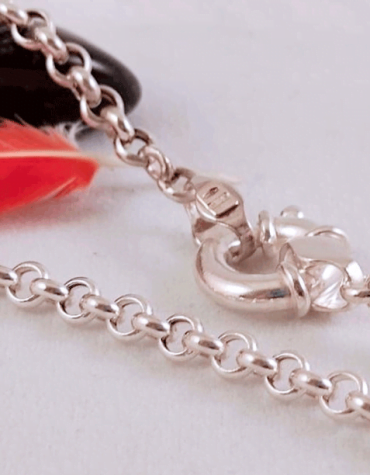 Pulsera Rolo 4mm en Plata 925