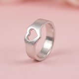 Anillo Corazón en Plata 950 hecho a mano