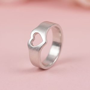 Anillo Corazón en Plata 950 hecho a mano