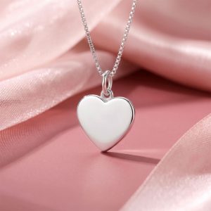 Colgante Corazón hecho a mano en Plata 950 bajo pedido