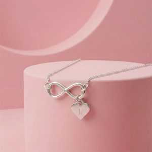 Collar Infinito Personalizado hecho a mano en Plata 950 bajo pedido