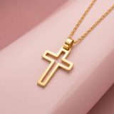 Crucifijo Calado en Oro 18k hecho a mano bajo pedido