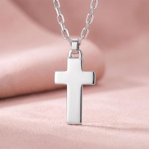 Crucifijo Mediano hecho a mano en Plata 950 bajo pedido