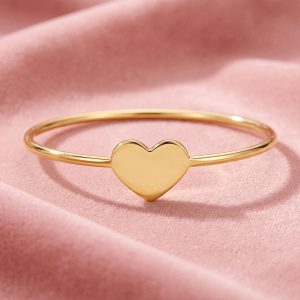 Esclava Corazón en Oro 18k hecha a mano bajo pedido