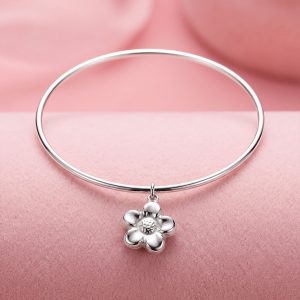 Esclava en Plata 950 hecha a mano con dije personalizado bajo pedido